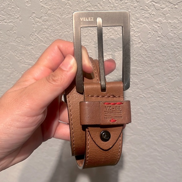 VELEZ Other - VELEZ Genuine Leather Belt size 34